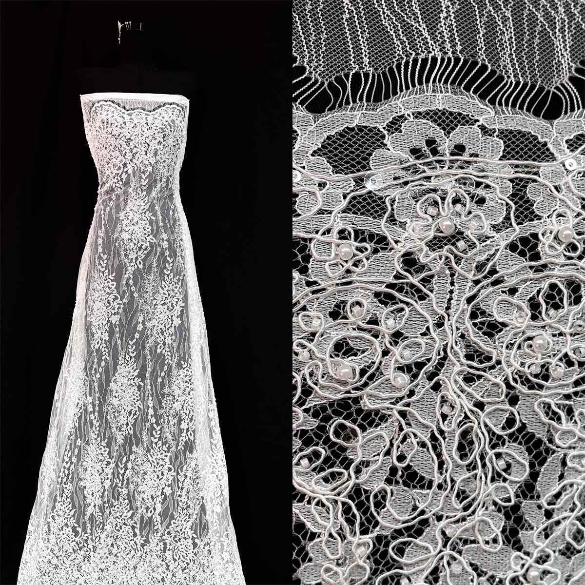Bridal Lace Fabric HN313