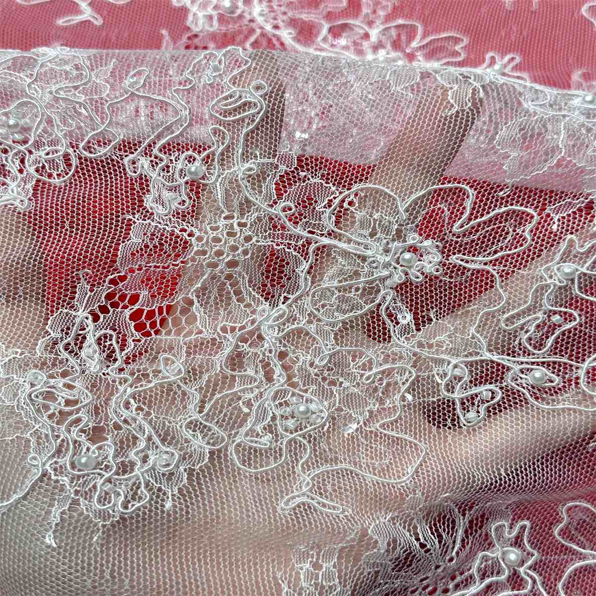 Bridal Lace Fabric HN319
