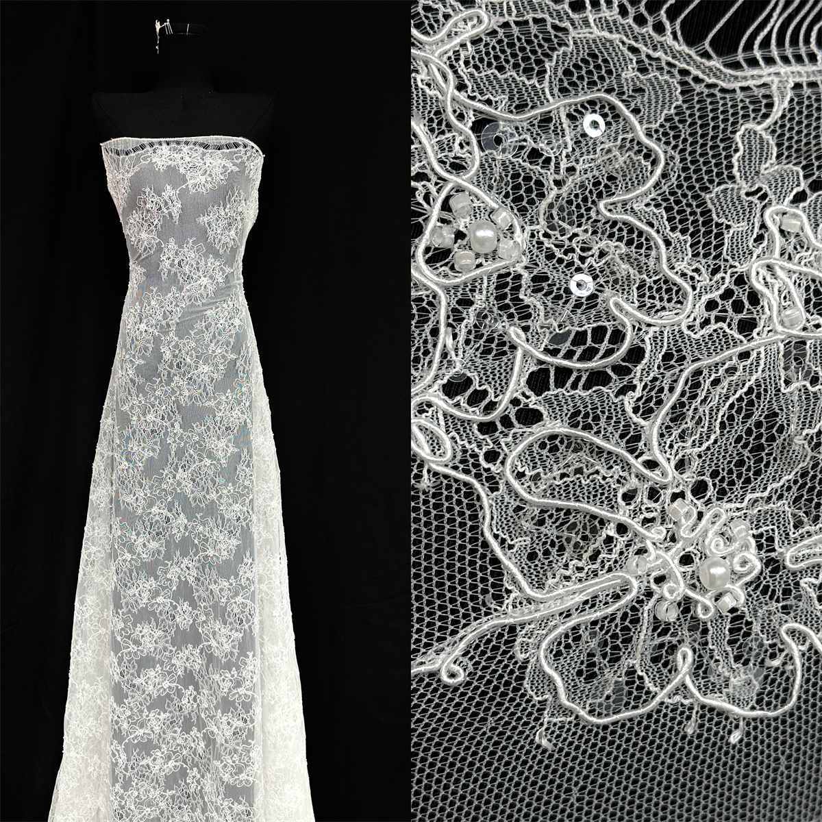 Bridal Lace Fabric HN319