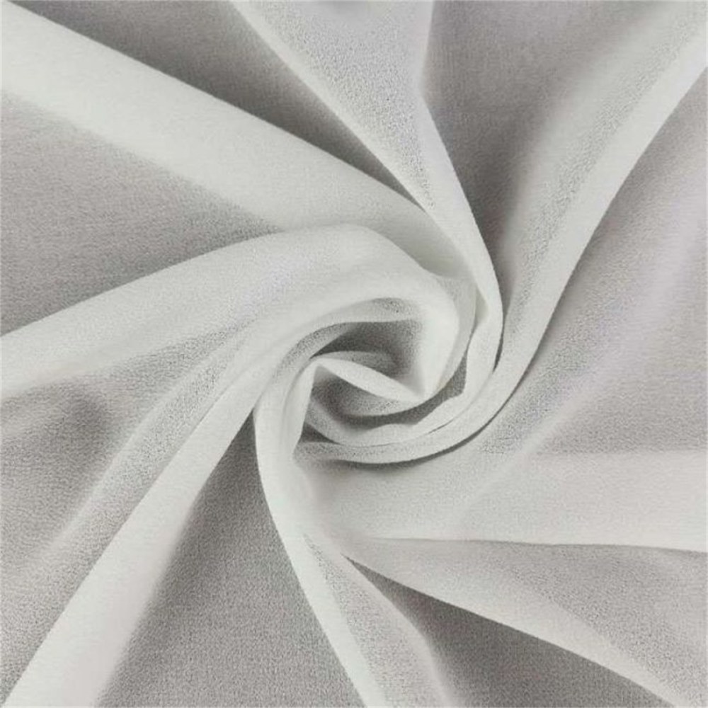 5 Yards Chiffon Fabric, Crepe Chiffon Fabric for Wedding, Bridal Gowns & Evening Party Dresses | Love in Lace | NO. YW8029