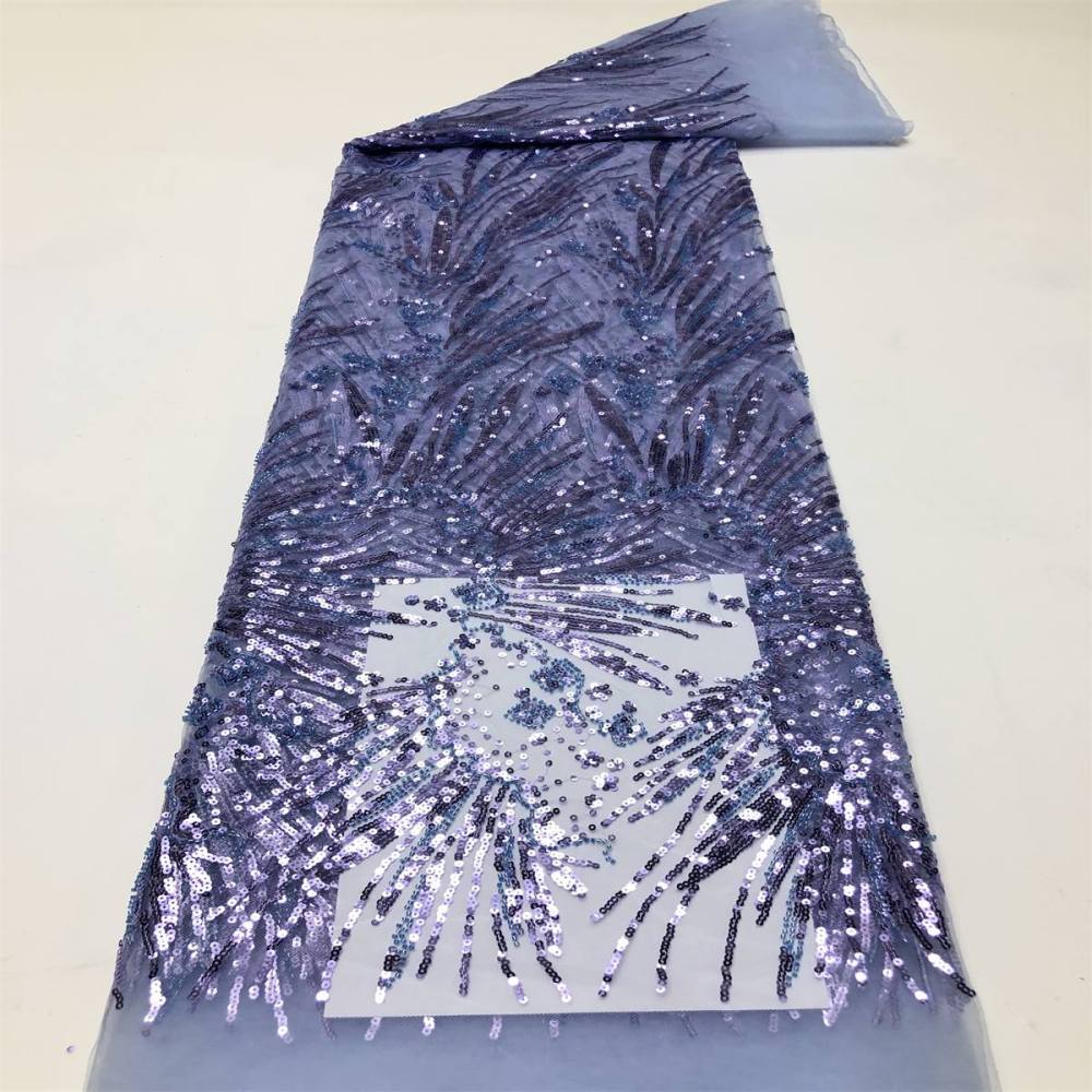 Beaded Tulle Fabric HN333