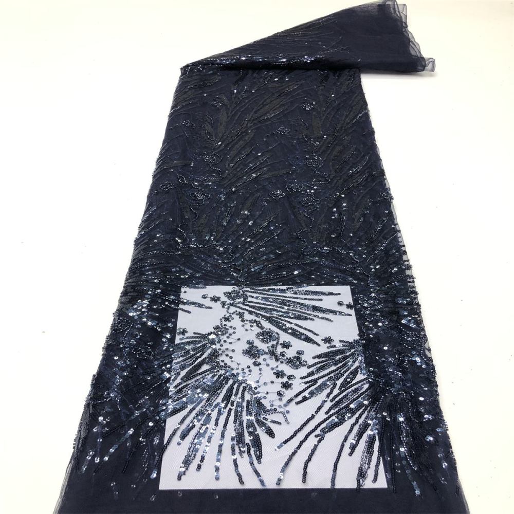 Beaded Tulle Fabric HN333