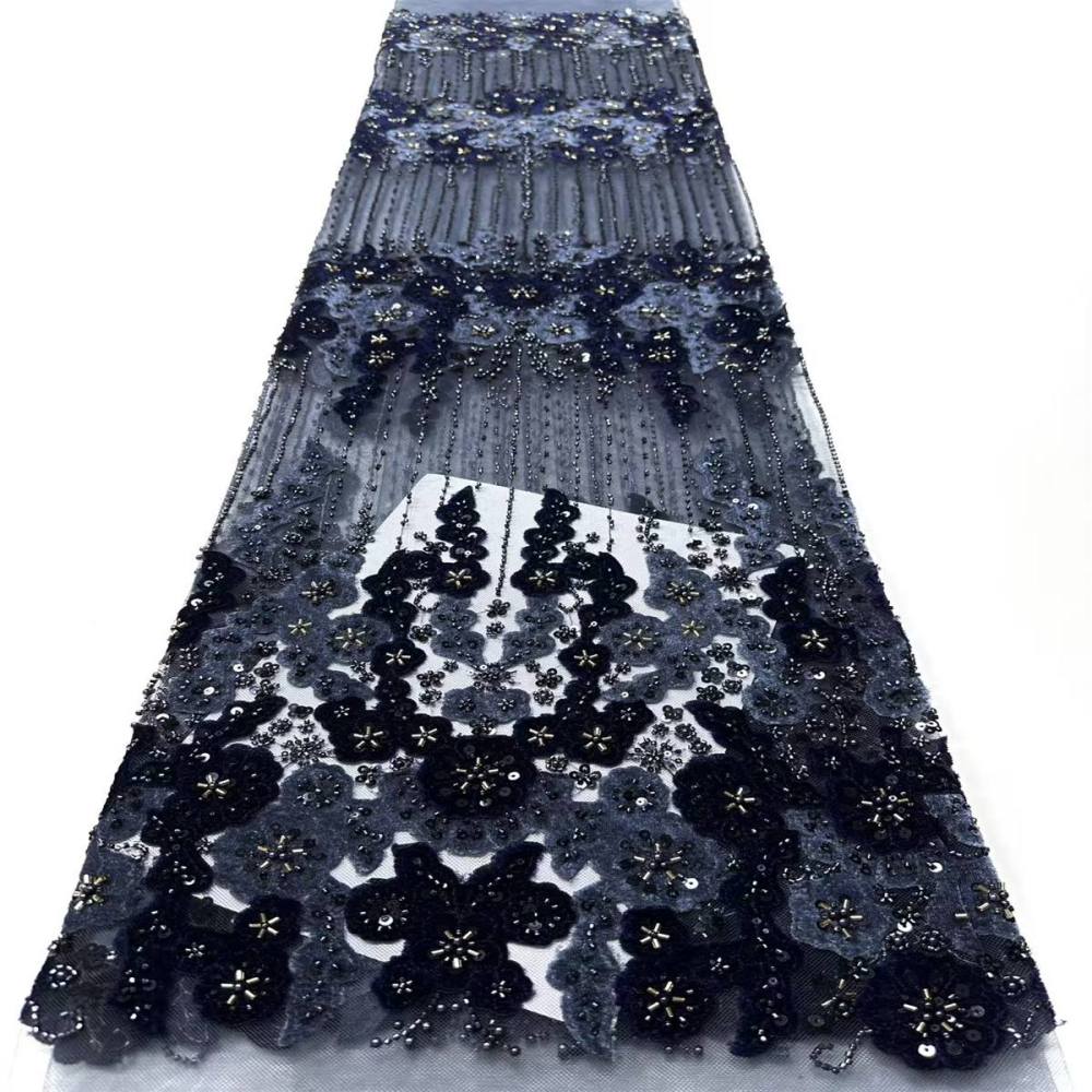 Beaded Mesh Fabric HN342