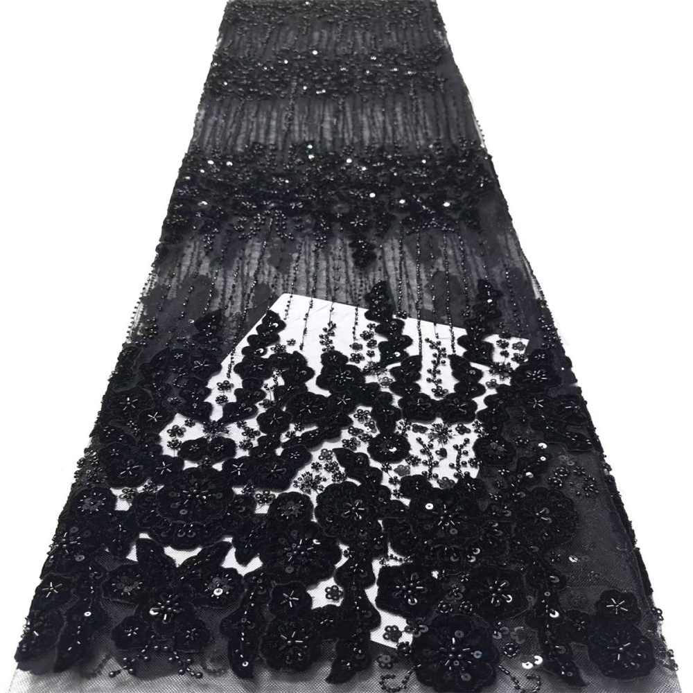 Beaded Mesh Fabric HN342