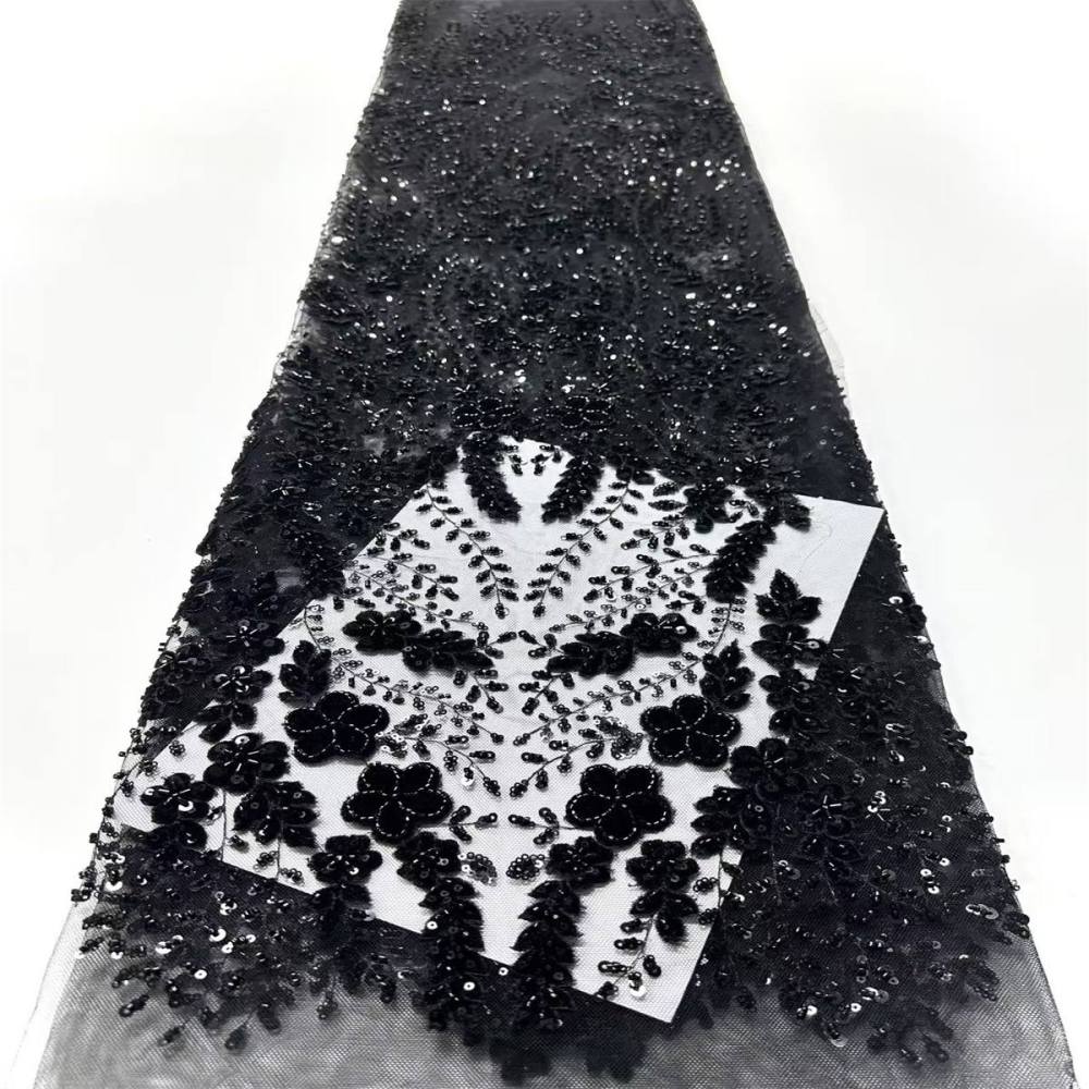 Beaded Mesh Fabric HN345