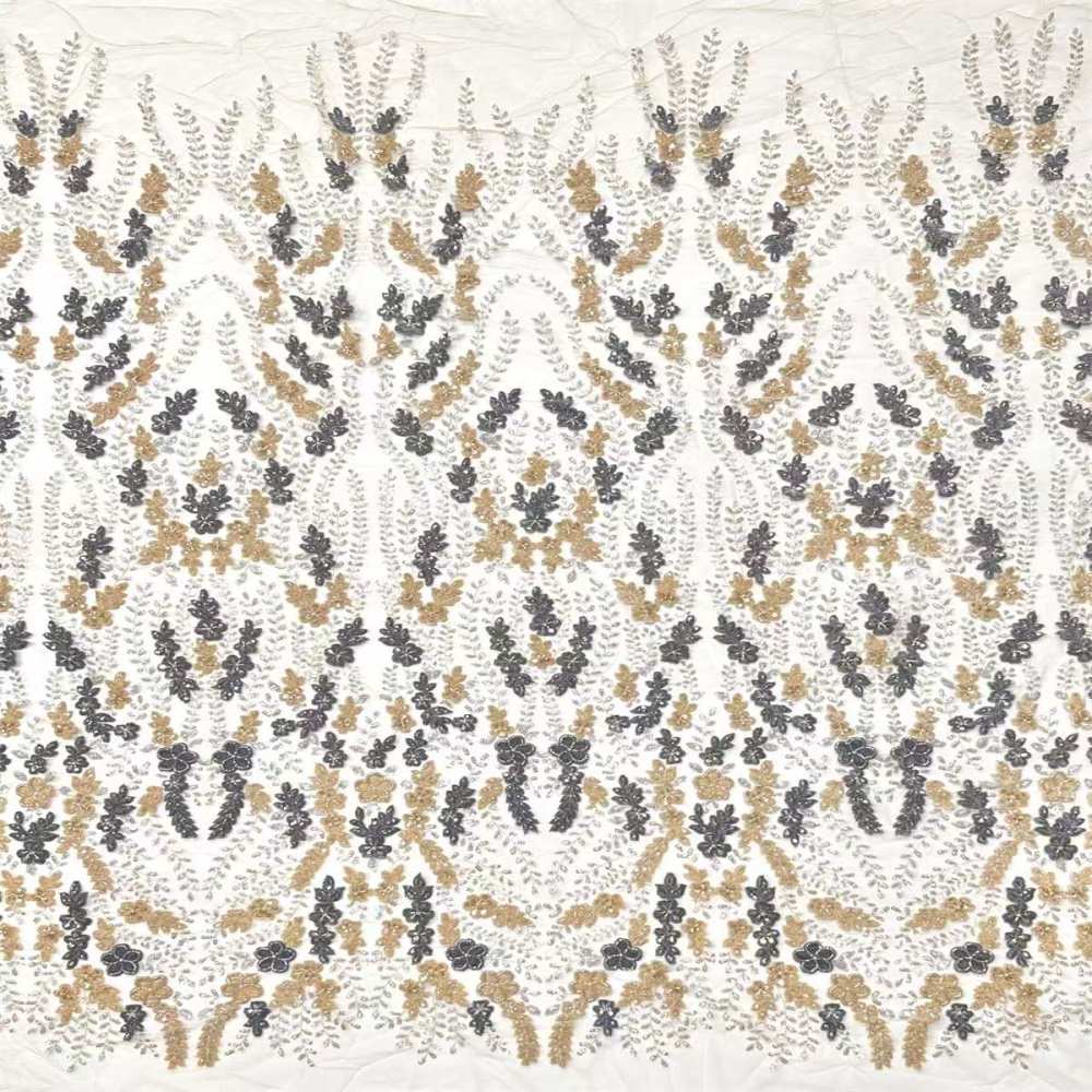 Beaded Mesh Fabric HN345