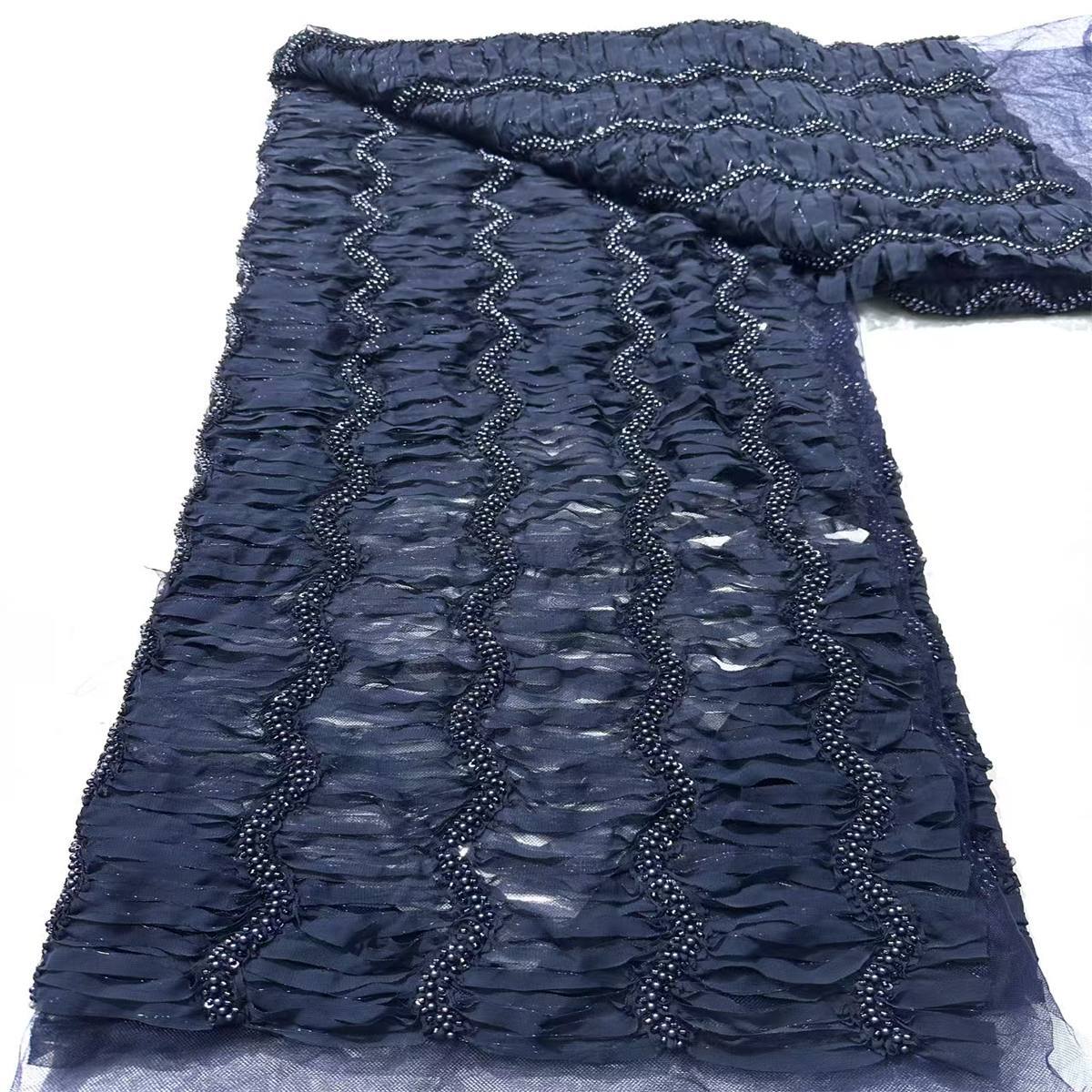 Beaded Mesh Fabric HN349