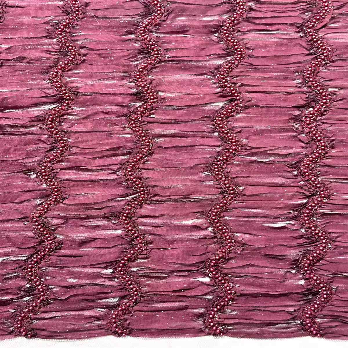Beaded Mesh Fabric HN349