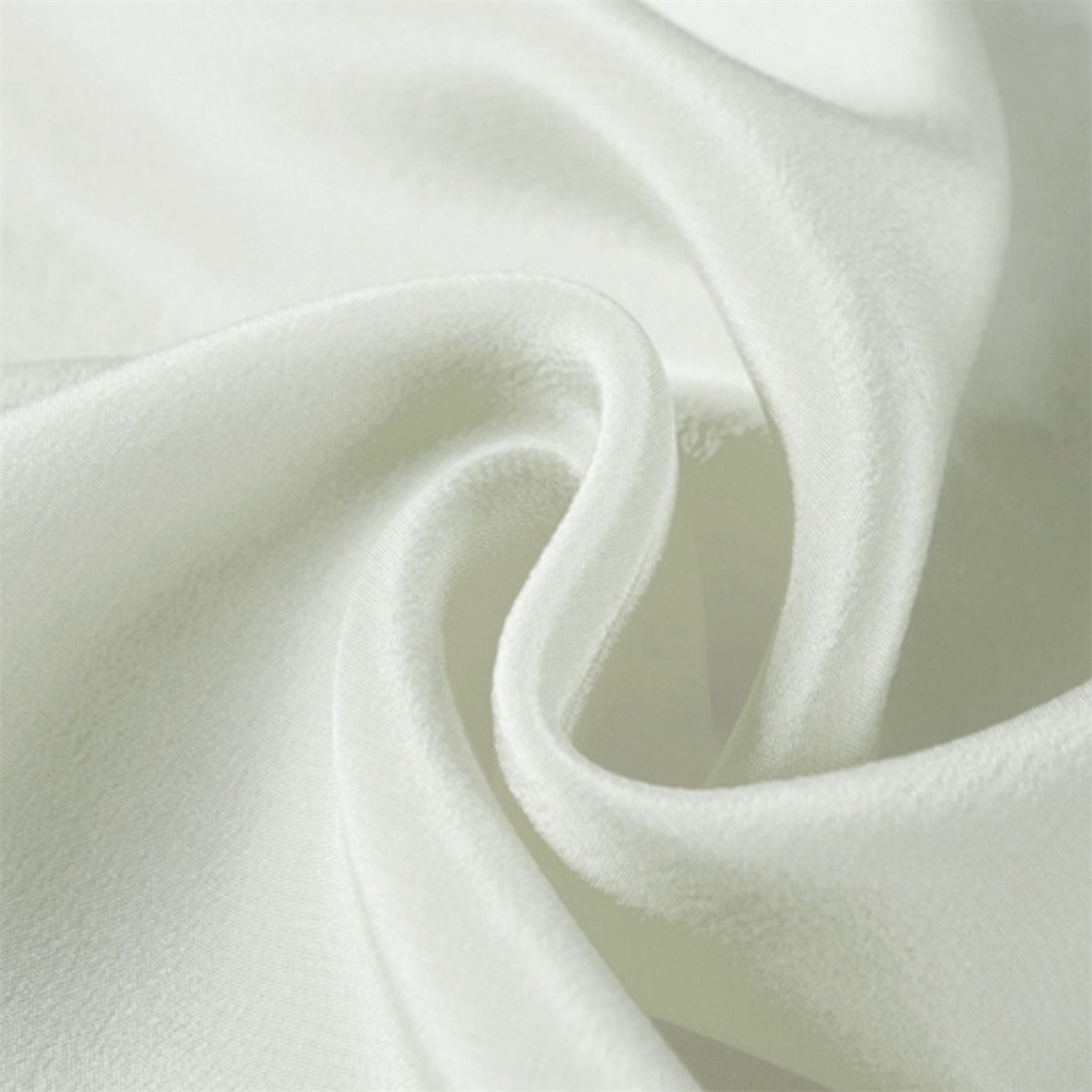 1 Yard Silk Crepe Fabric, Pure Mulberry Silk Crepe, 18 m/m Weight, 55 inches Wide, NO. FT18140CR