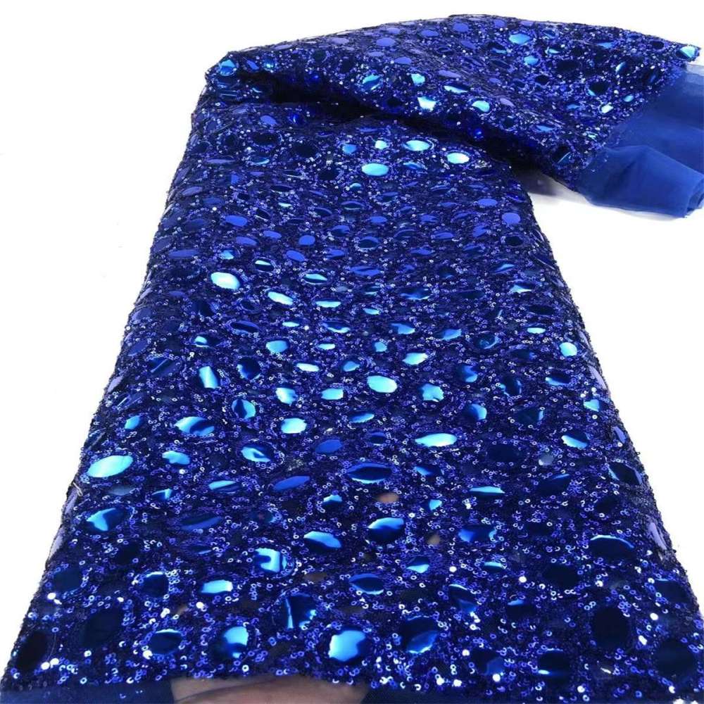5 Yards Sequin Lace Fabric