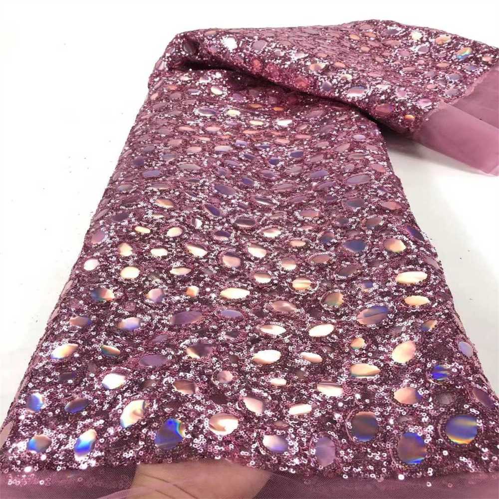 5 Yards Sequin Fabric, Sequin Tulle Lace Fabric, MPN JX029