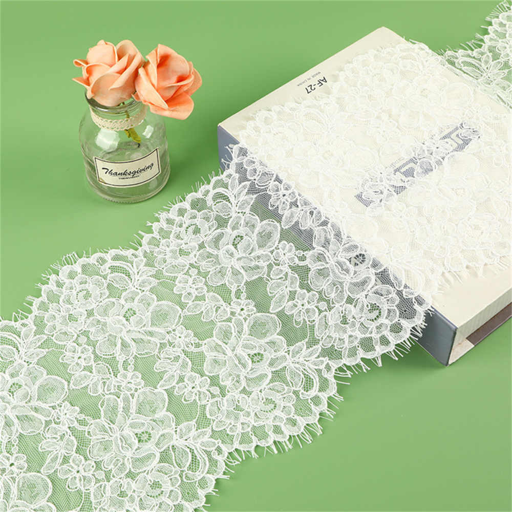 Bridal Lace Trim - Corded Chantilly Wedding Lace Trim | GTIN ZT156