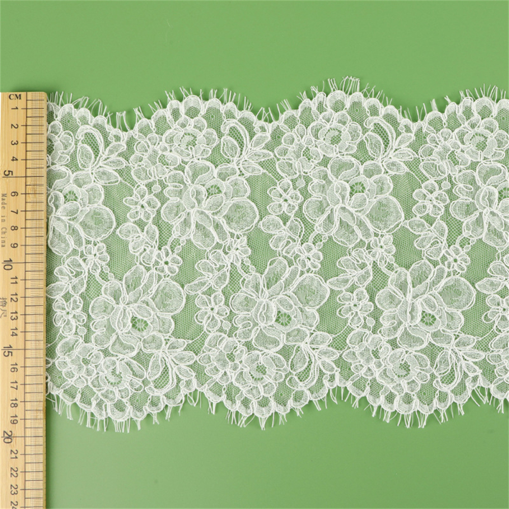 Bridal Lace Trim - Corded Chantilly Wedding Lace Trim | GTIN ZT156