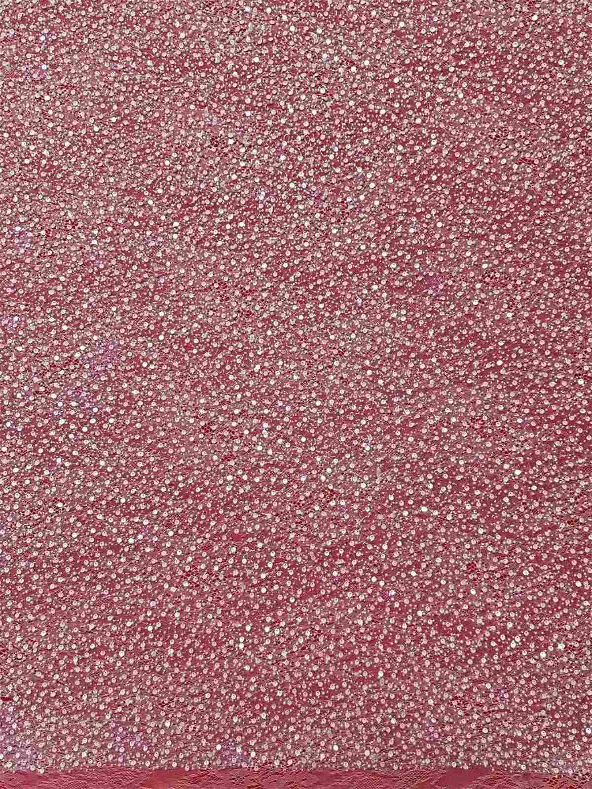 Embellished Beaded Tulle Lace Fabric with Beads | GTIN HN362