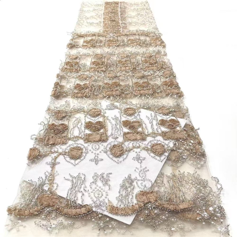 Embellished Beaded Tulle Lace Fabric with Beads | GTIN