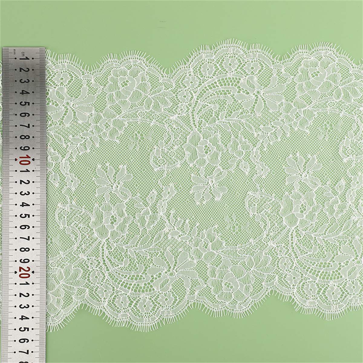 Bridal Lace Trim - Corded Chantilly Wedding Lace Trim | GTIN YK005