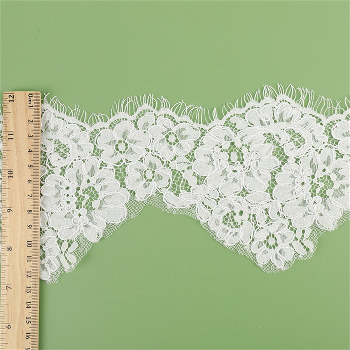 Bridal Lace Trim - Corded Chantilly Wedding Lace Trim | GTIN YK012