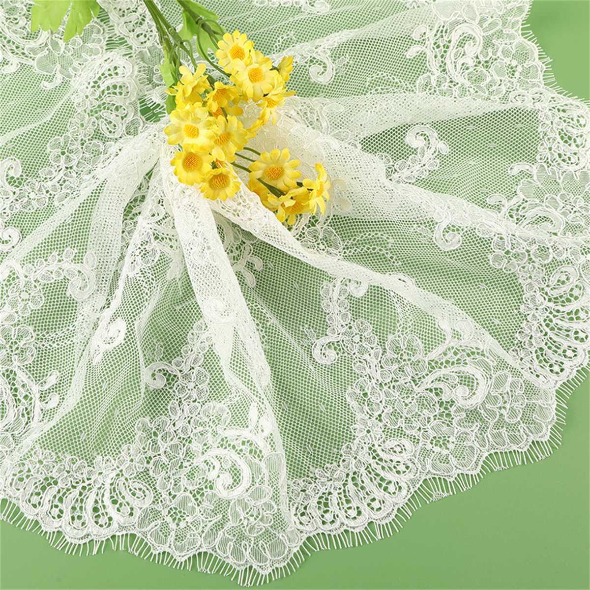 Bridal Lace Trim - Corded Chantilly Wedding Lace Trim | GTIN YK014