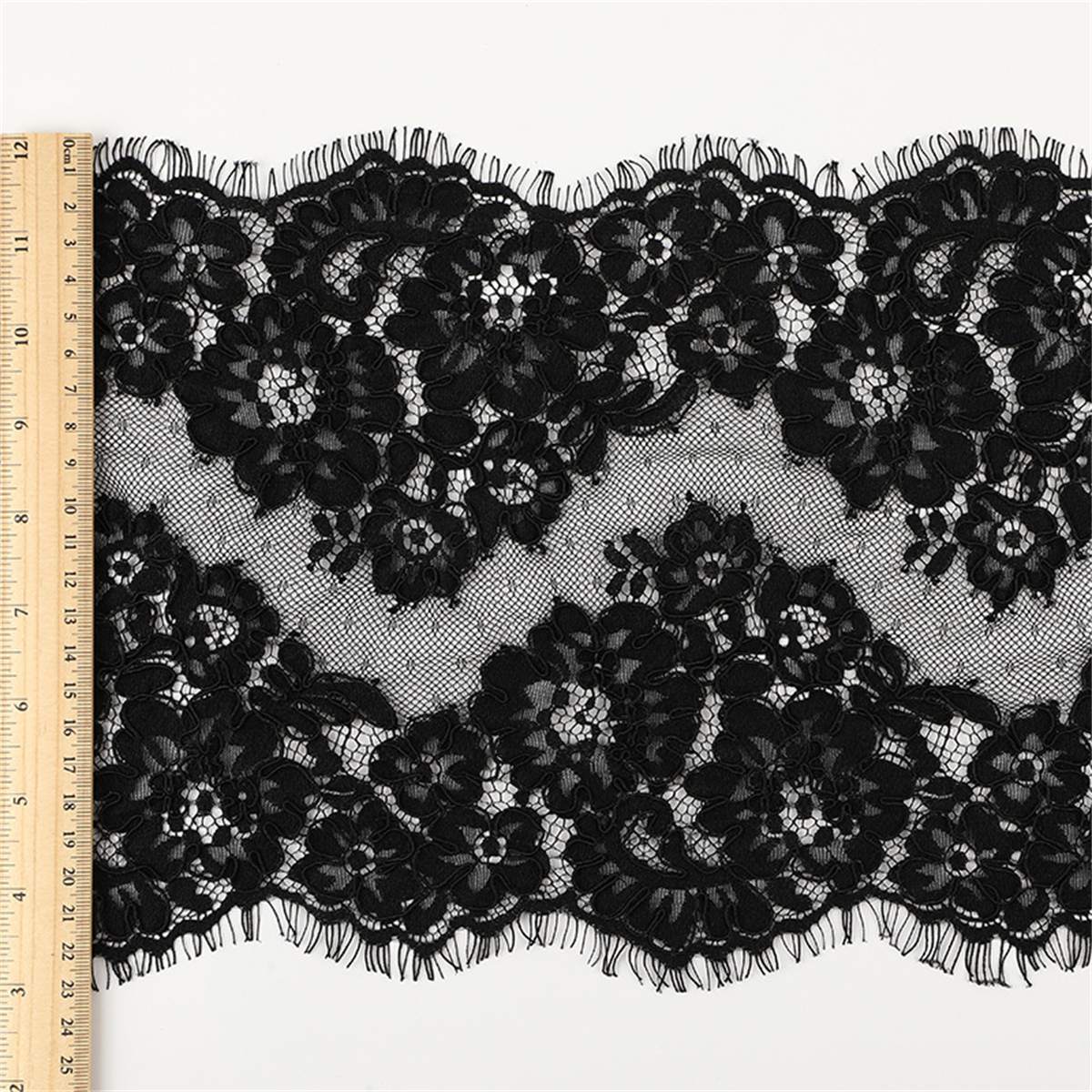 Bridal Lace Trim - Corded Chantilly Wedding Lace Trim | GTIN YK017