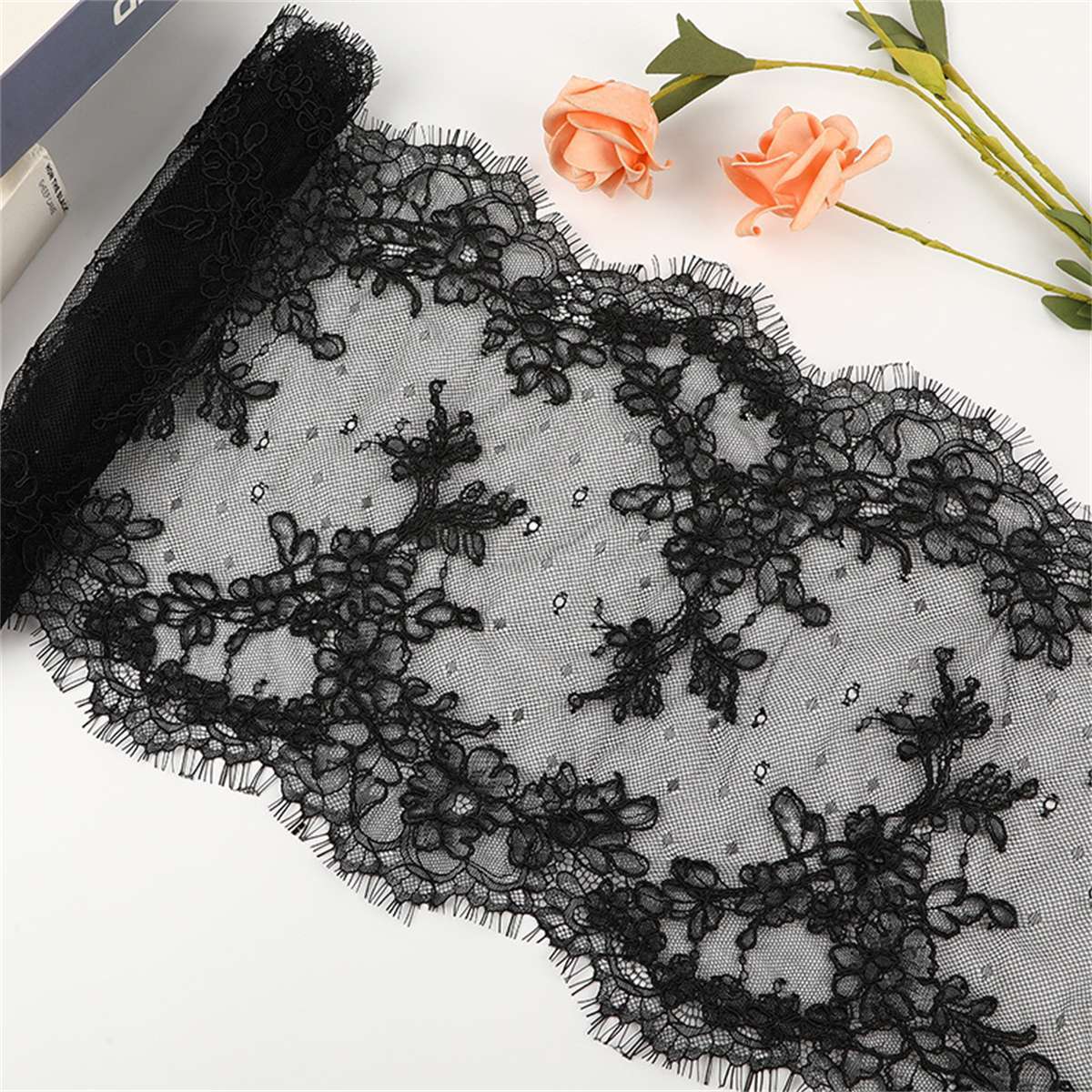 Corded Chantilly Lace Trim | GTIN YK018