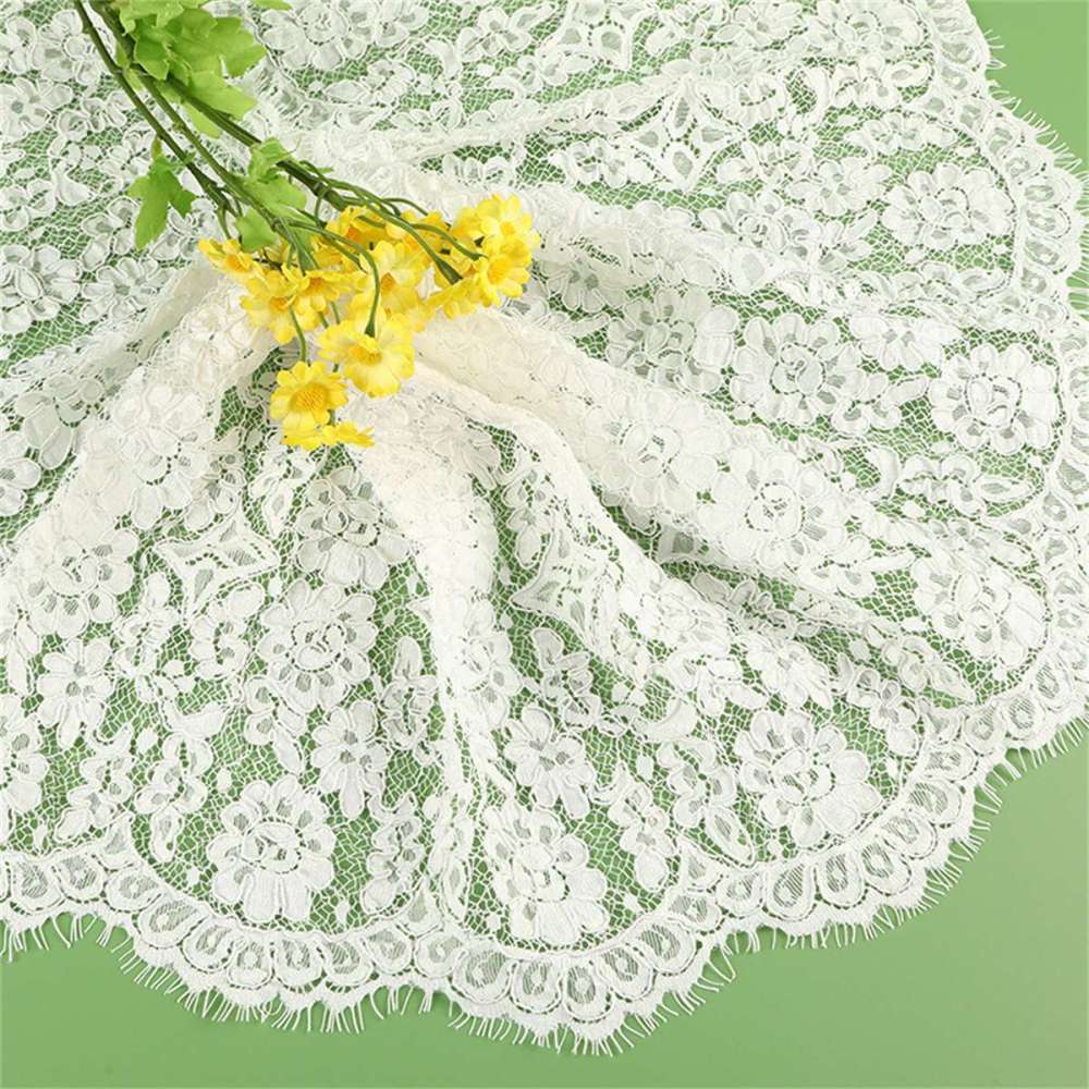 Bridal Lace Trim - Corded Chantilly Wedding Lace Trim | GTIN YK025