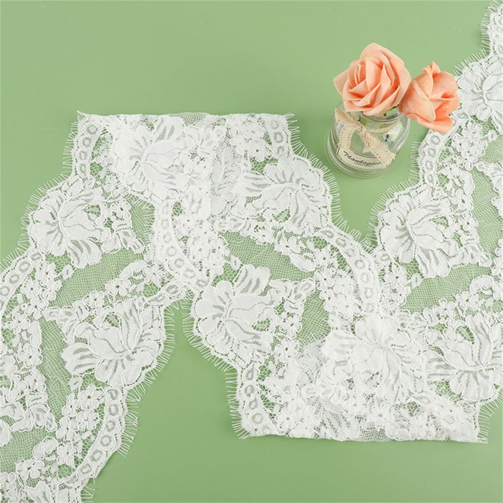 Bridal Lace Trim - Corded Chantilly Wedding Lace Trim | GTIN YK027
