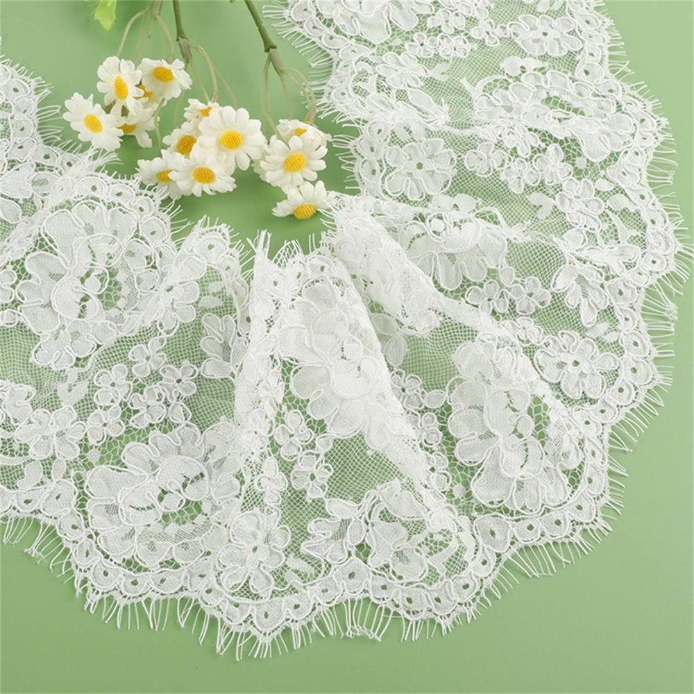 Bridal Lace Trim - Corded Chantilly Wedding Lace Trim | GTIN YK028