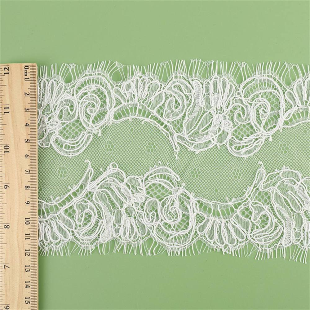 Bridal Lace Trim - Corded Chantilly Wedding Lace Trim | GTIN YK030