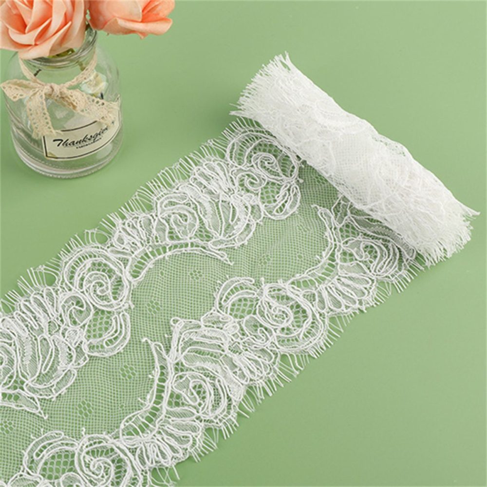 Bridal Lace Trim - Corded Chantilly Wedding Lace Trim | GTIN YK030
