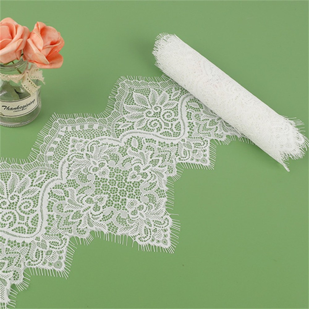 Bridal Lace Trim - Corded Chantilly Wedding Lace Trim | GTIN YK038