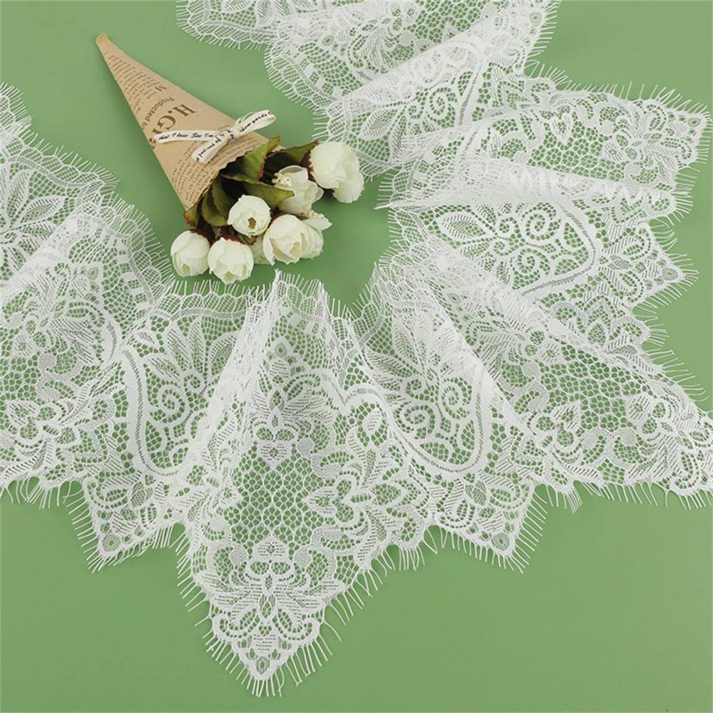 Bridal Lace Trim - Corded Chantilly Wedding Lace Trim | GTIN YK038