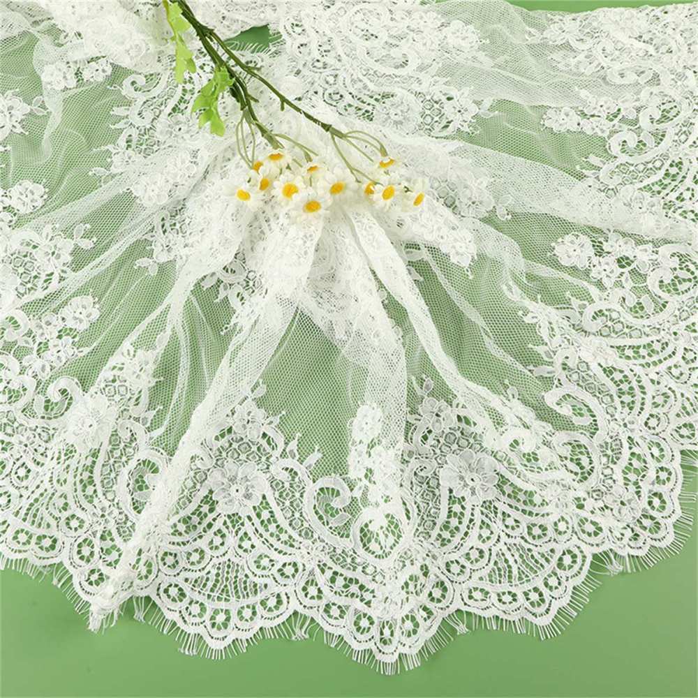 Bridal Lace Trim - Corded Chantilly Wedding Lace Trim | GTIN YK041