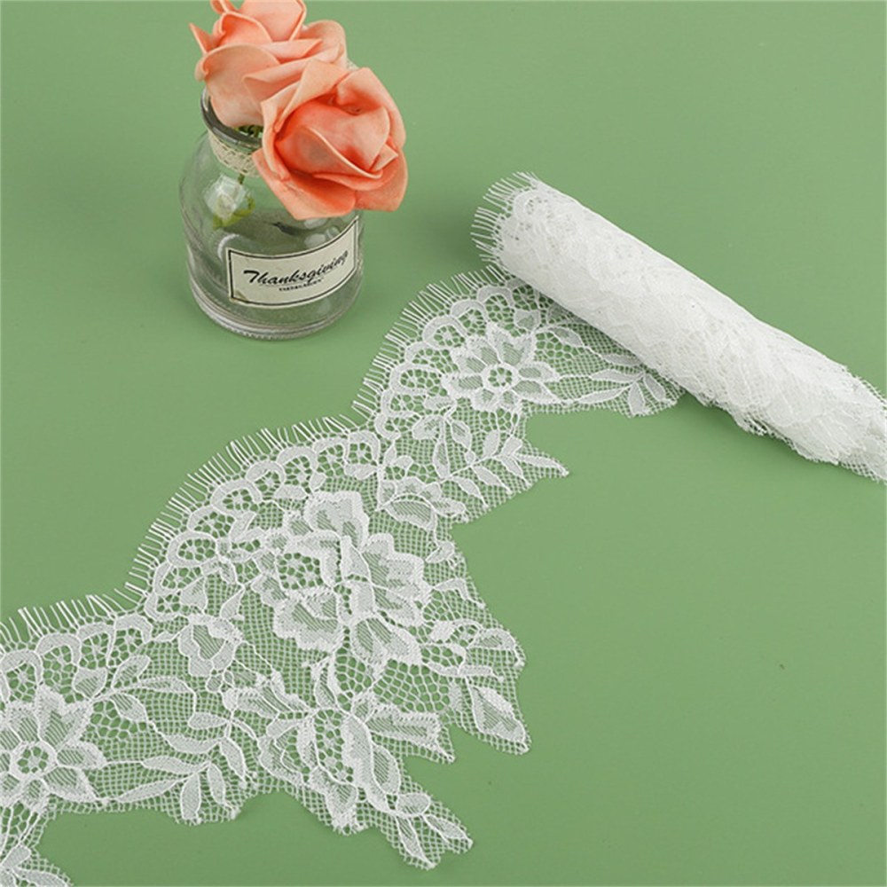 Bridal Lace Trim - Corded Chantilly Wedding Lace Trim | GTIN YK043