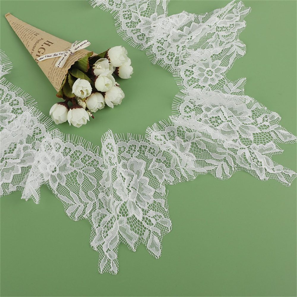 Bridal Lace Trim - Corded Chantilly Wedding Lace Trim | GTIN YK043