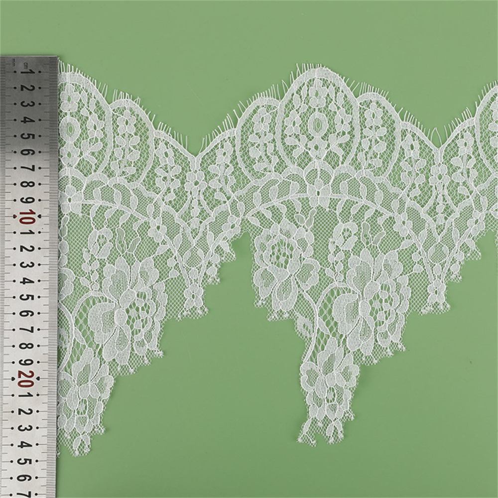Bridal Lace Trim - Corded Chantilly Wedding Lace Trim | GTIN YK046
