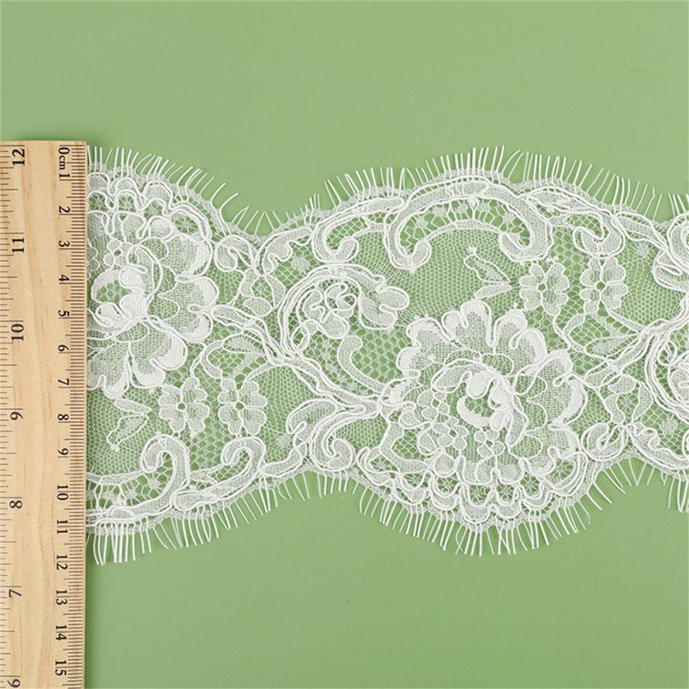 Bridal Lace Trim - Corded Chantilly Wedding Lace Trim | GTIN YK048