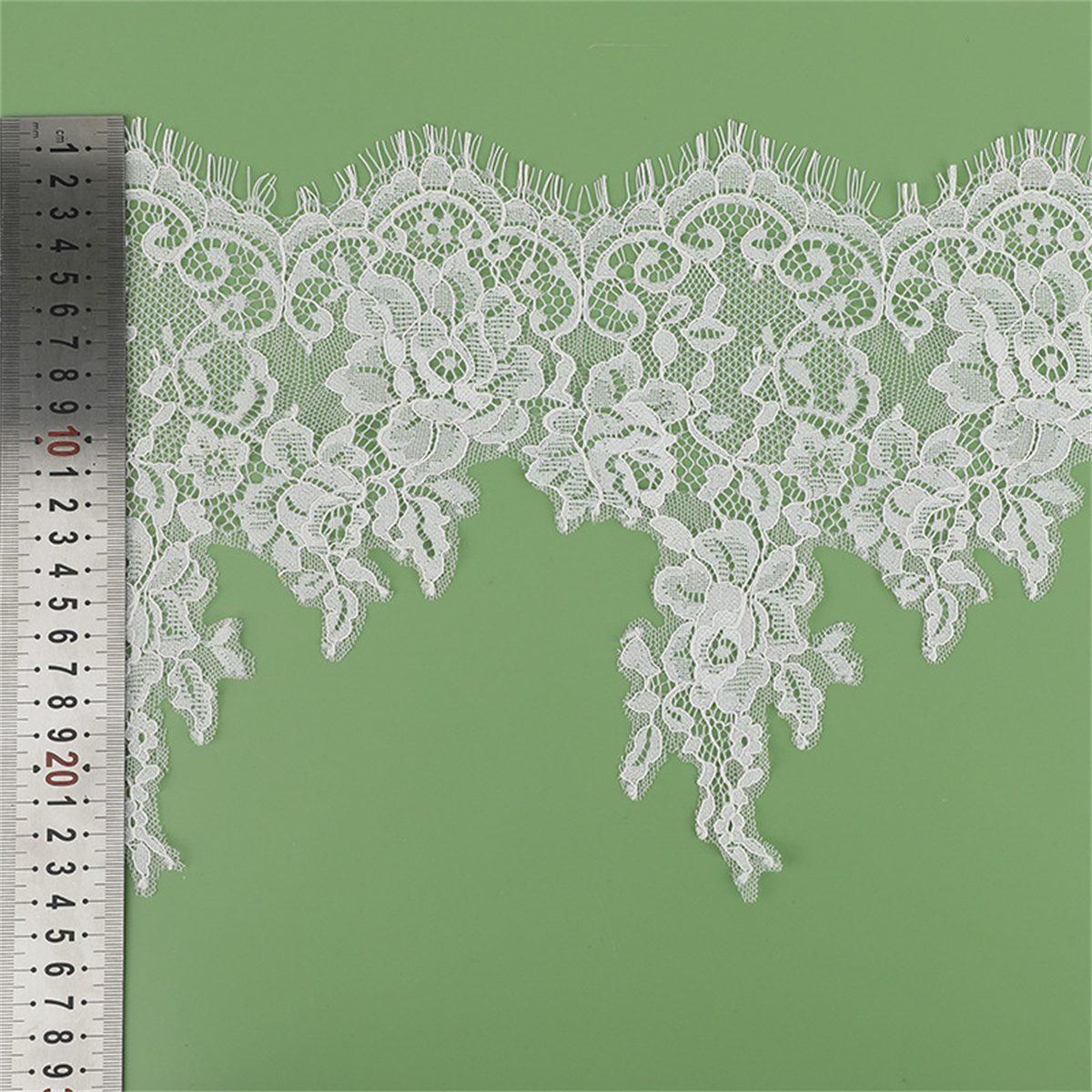 Bridal Lace Trim - Corded Chantilly Wedding Lace Trim | GTIN YK051