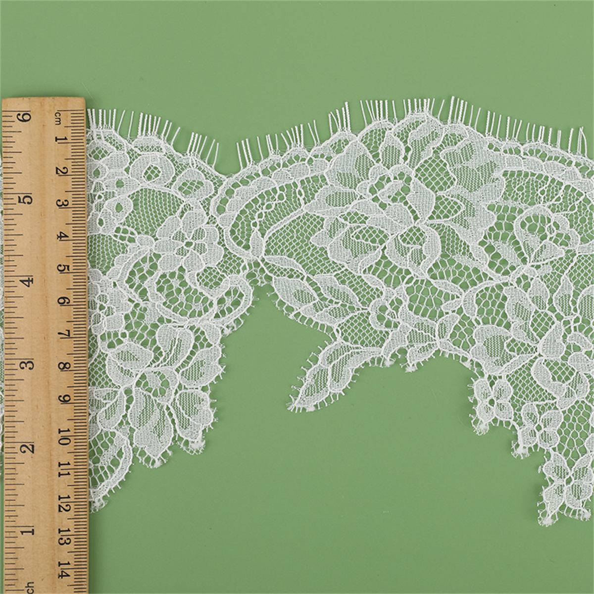Bridal Lace Trim - Corded Chantilly Wedding Lace Trim | GTIN YK052