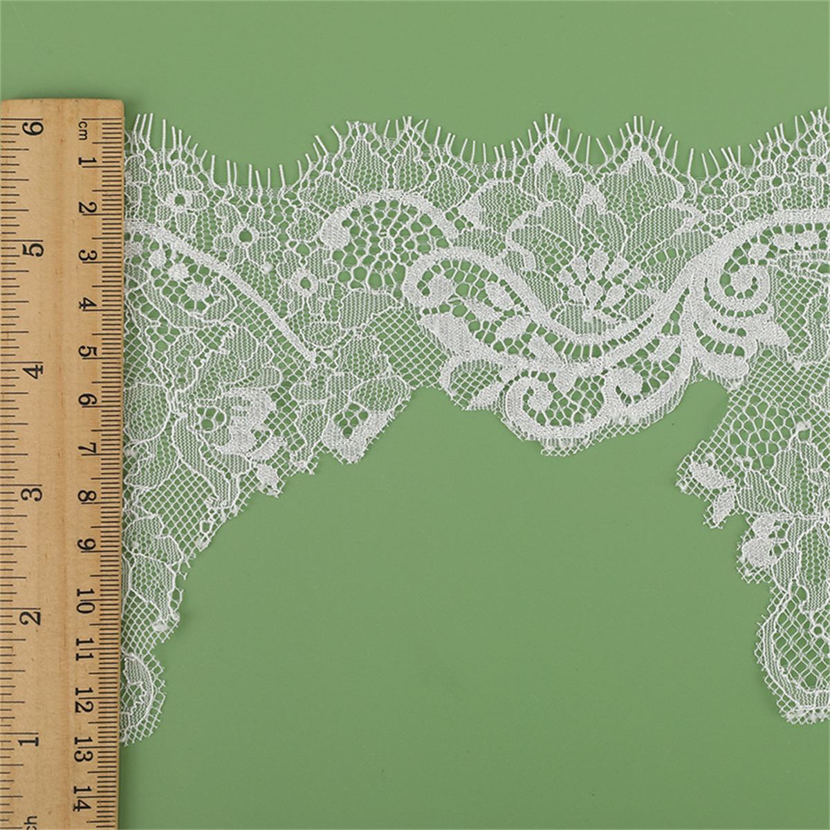Bridal Lace Trim - Corded Chantilly Wedding Lace Trim | GTIN YK053