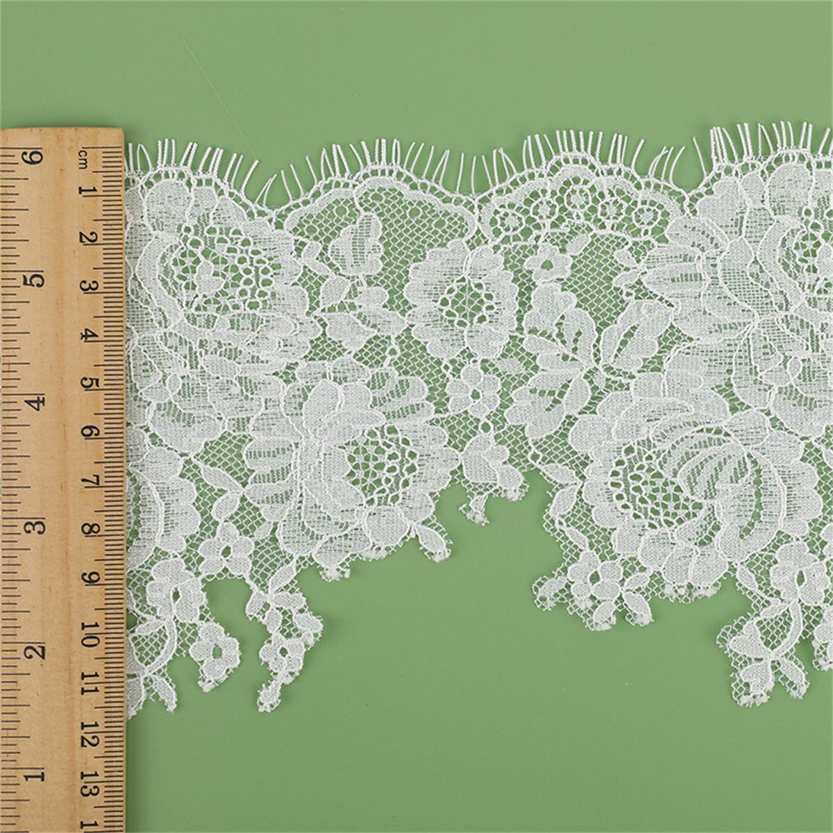 Bridal Lace Trim - Corded Chantilly Wedding Lace Trim | GTIN YK054