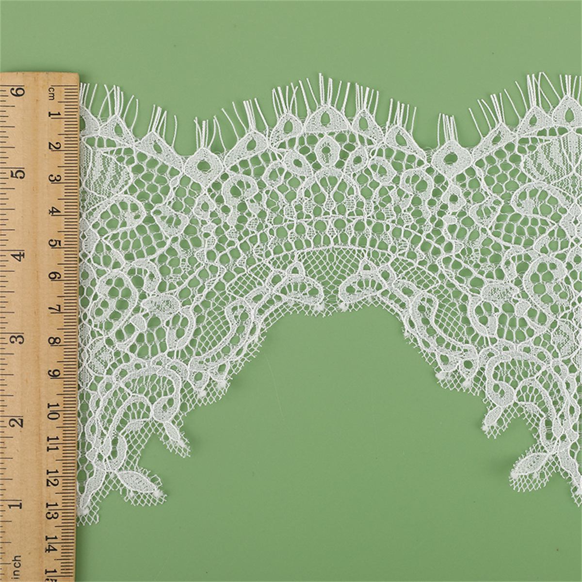 Bridal Lace Trim - Corded Chantilly Wedding Lace Trim | GTIN YK055