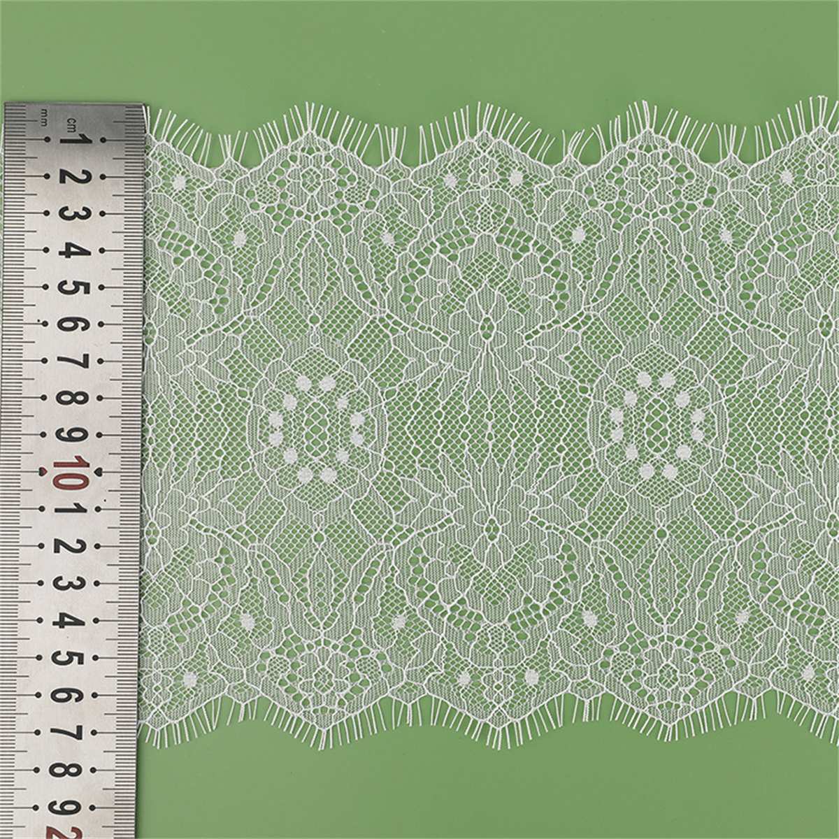 Bridal Lace Trim - Corded Chantilly Wedding Lace Trim | GTIN YK059