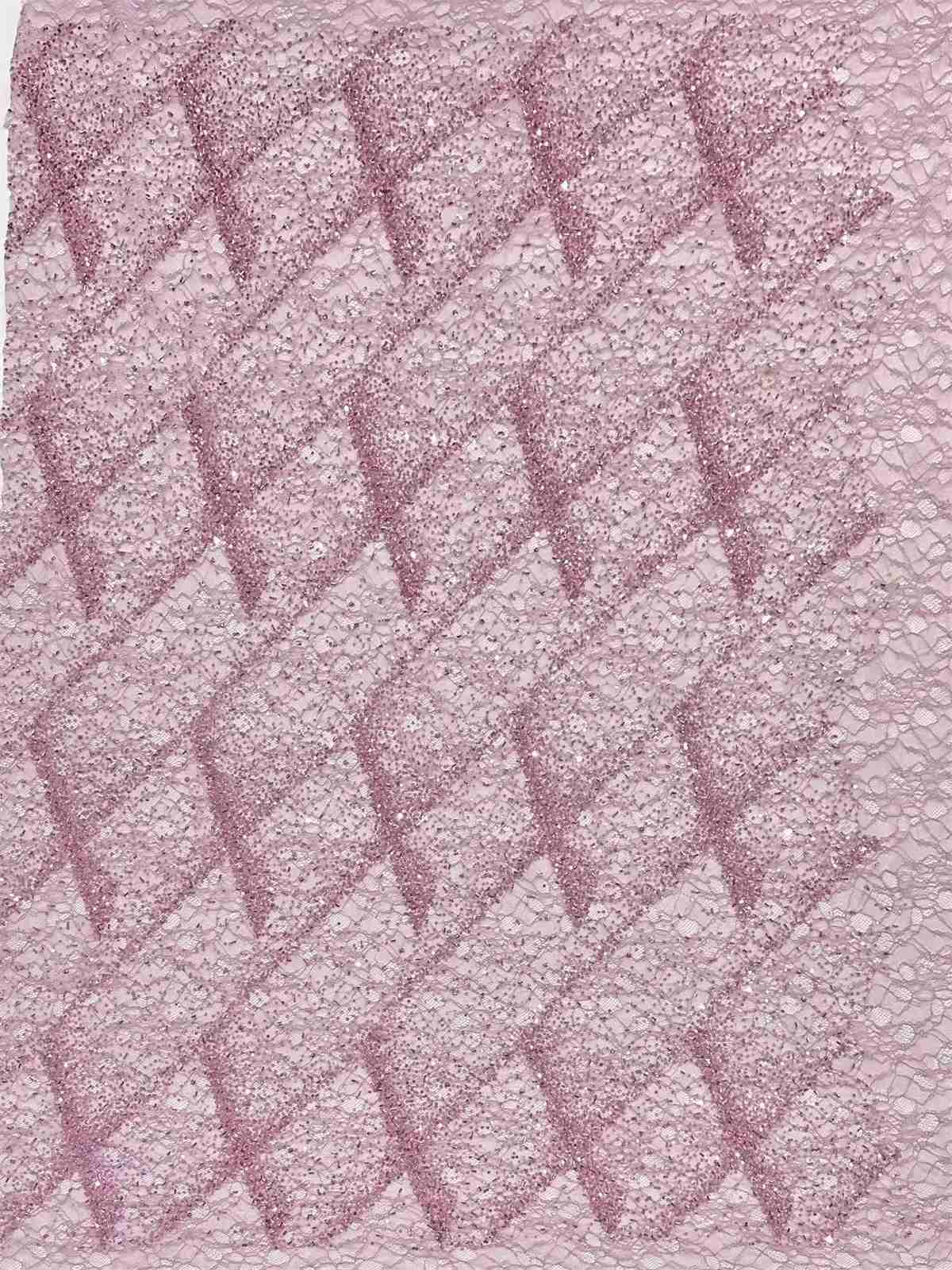 Embellished Beaded Tulle Lace Fabric With Beads | GTIN HN145