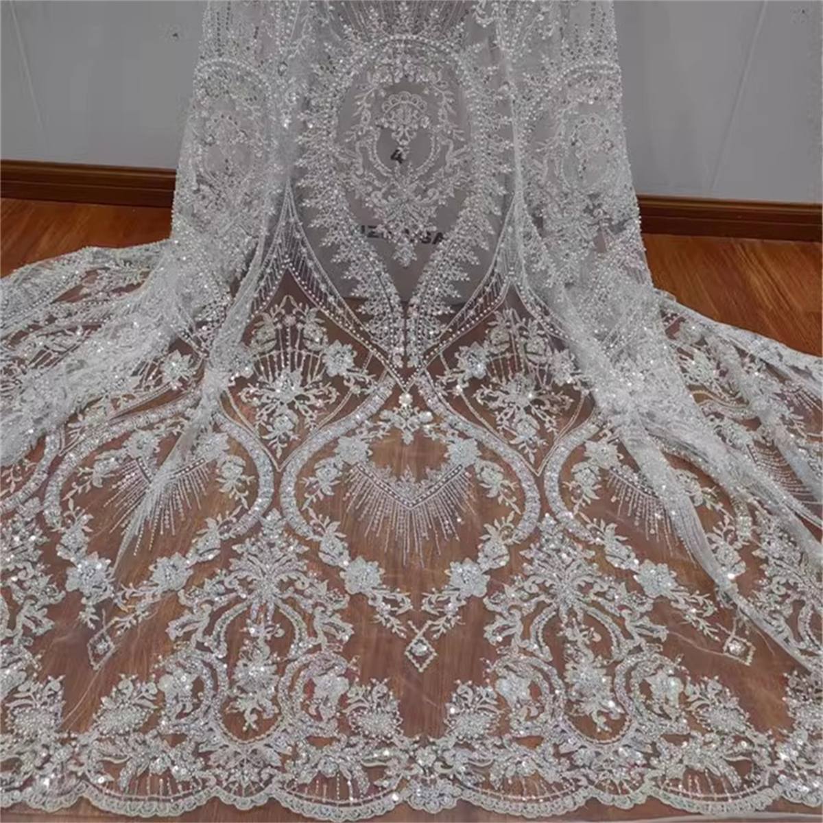 Bridal Lace Fabric - 1 Yard | COD RX002,Lace Fabrics
