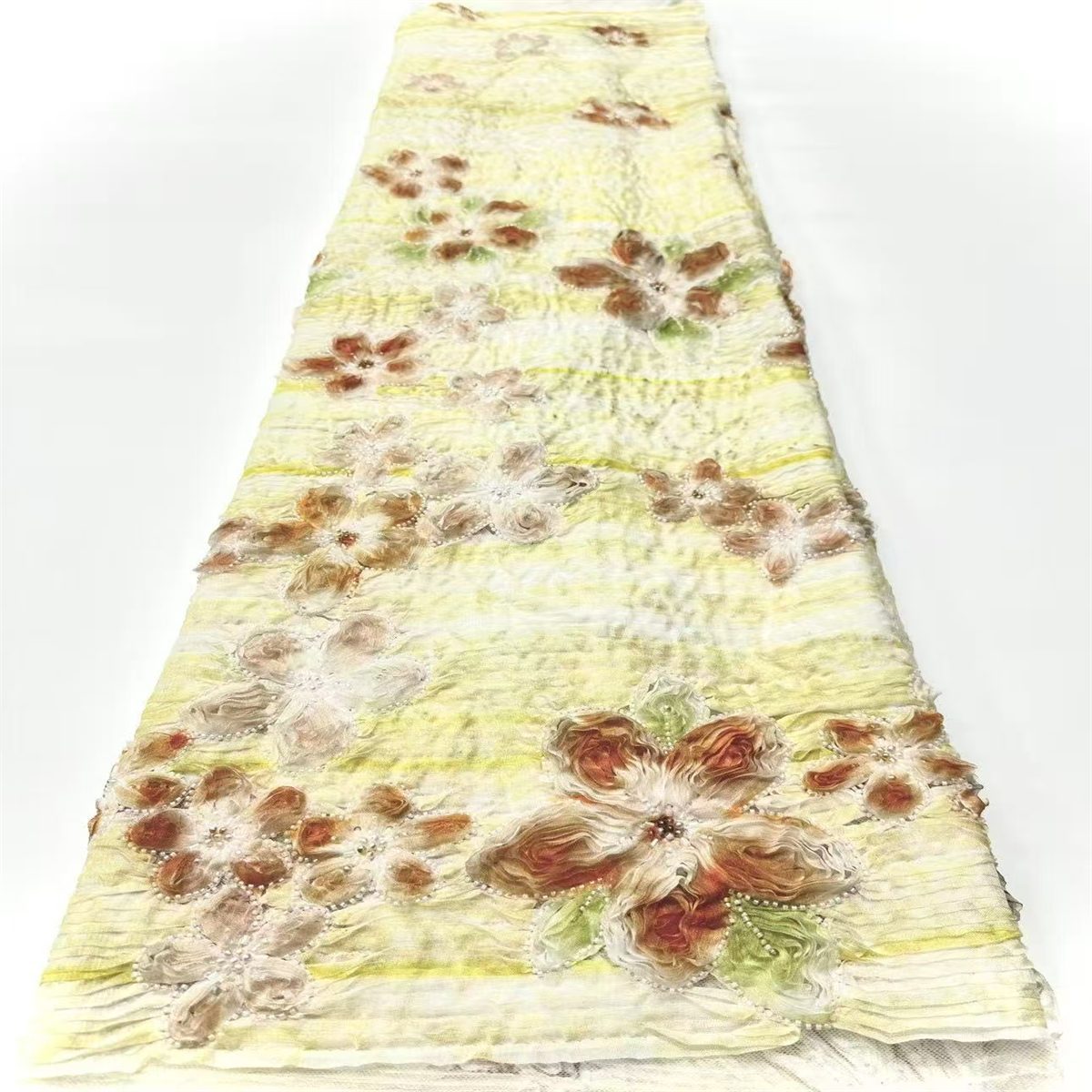 Embellished Beaded Tulle Lace Fabric with Beads | MPN HN426