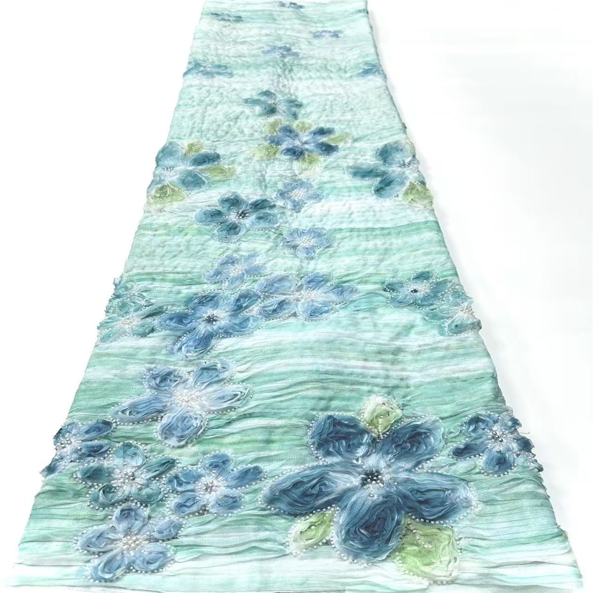 Embellished Beaded Tulle Lace Fabric with Beads | MPN HN426