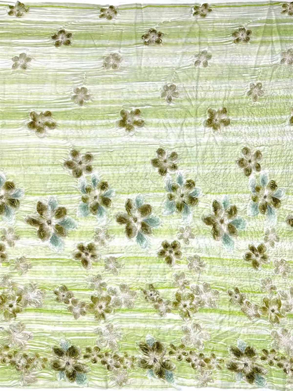 Embellished Beaded Tulle Lace Fabric with Beads | MPN HN426