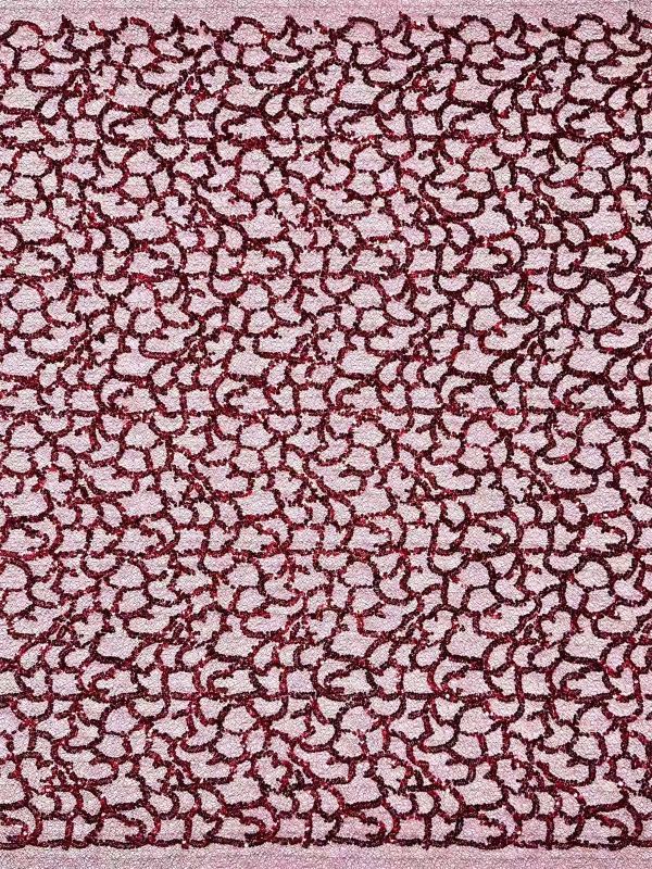 Embellished Beaded Tulle Lace Fabric with Beads | GTIN HN411