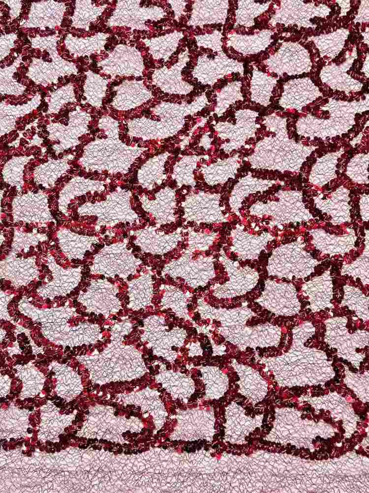 Embellished Beaded Tulle Lace Fabric with Beads | GTIN HN411