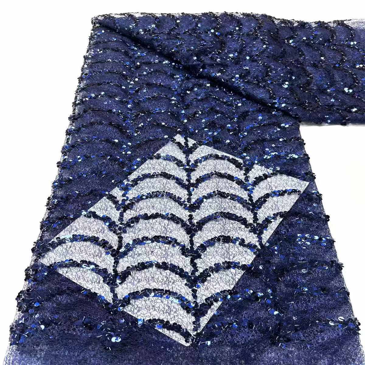Sequin Tulle Lace Fabric | GTIN HN412